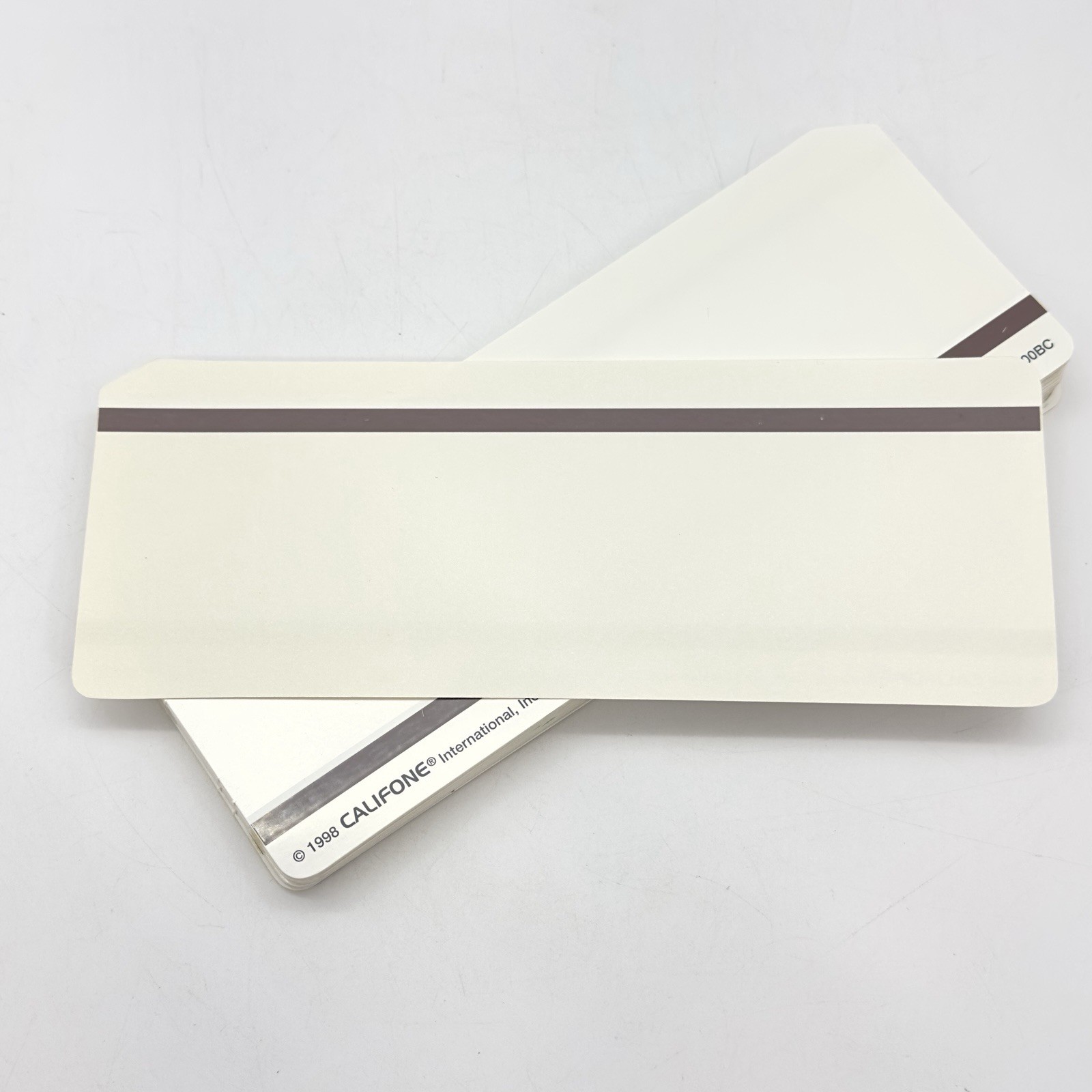Lot of 30 Blank Califone Card Master Magnetic Strip Cards 1998 Reorder #1200BC