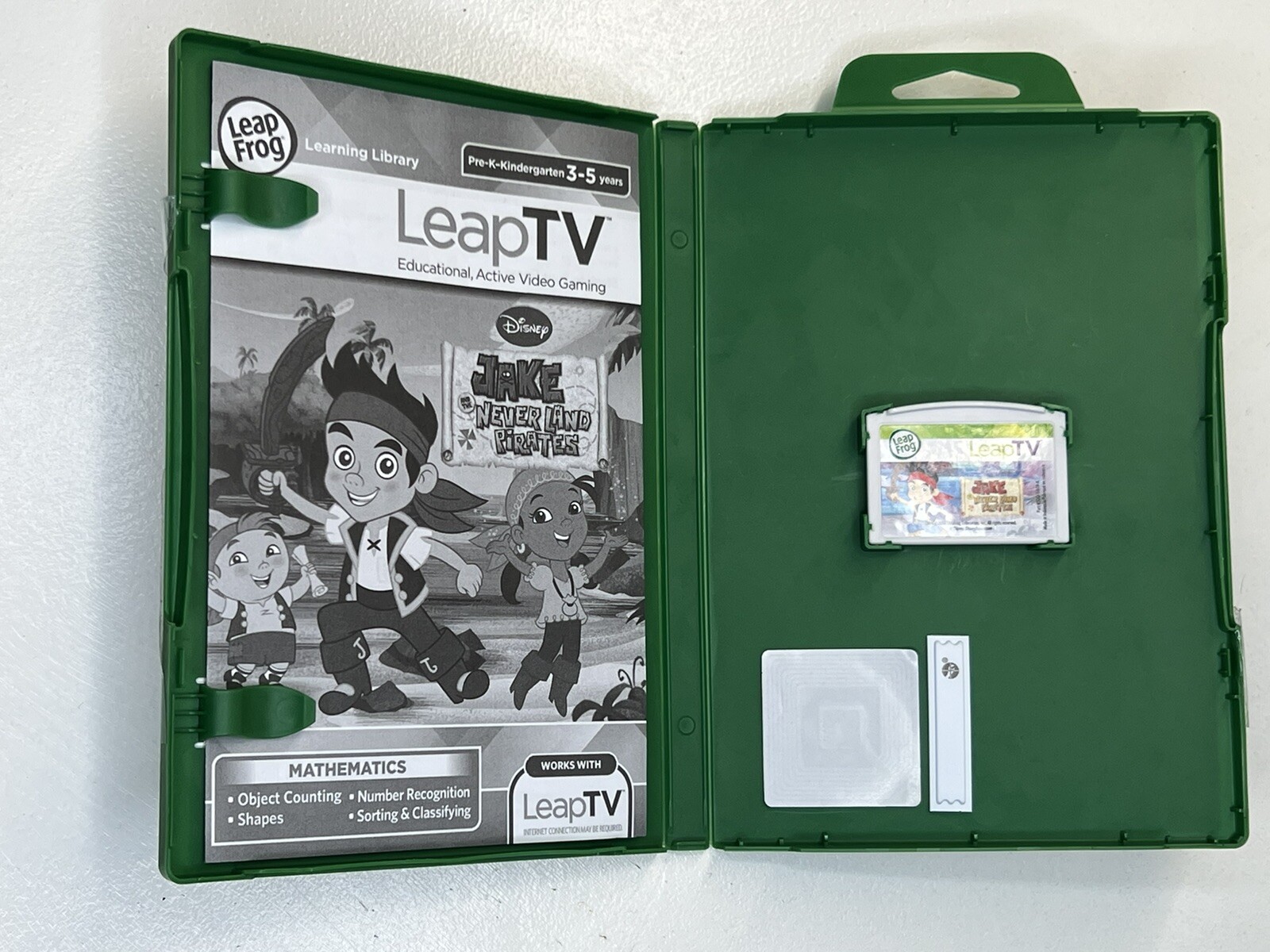 NEW LeapTV LeapFrog Disney Jake and the Never Land Pirates Active Video Game