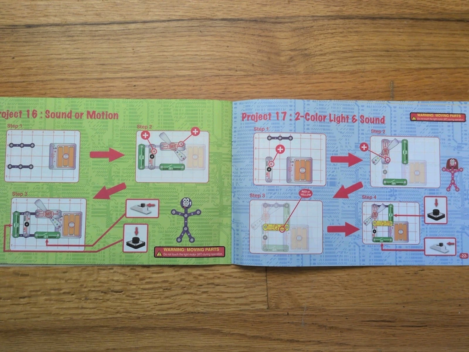Elenco Snap Circuits Beginner Instruction Manual Projects 1-21