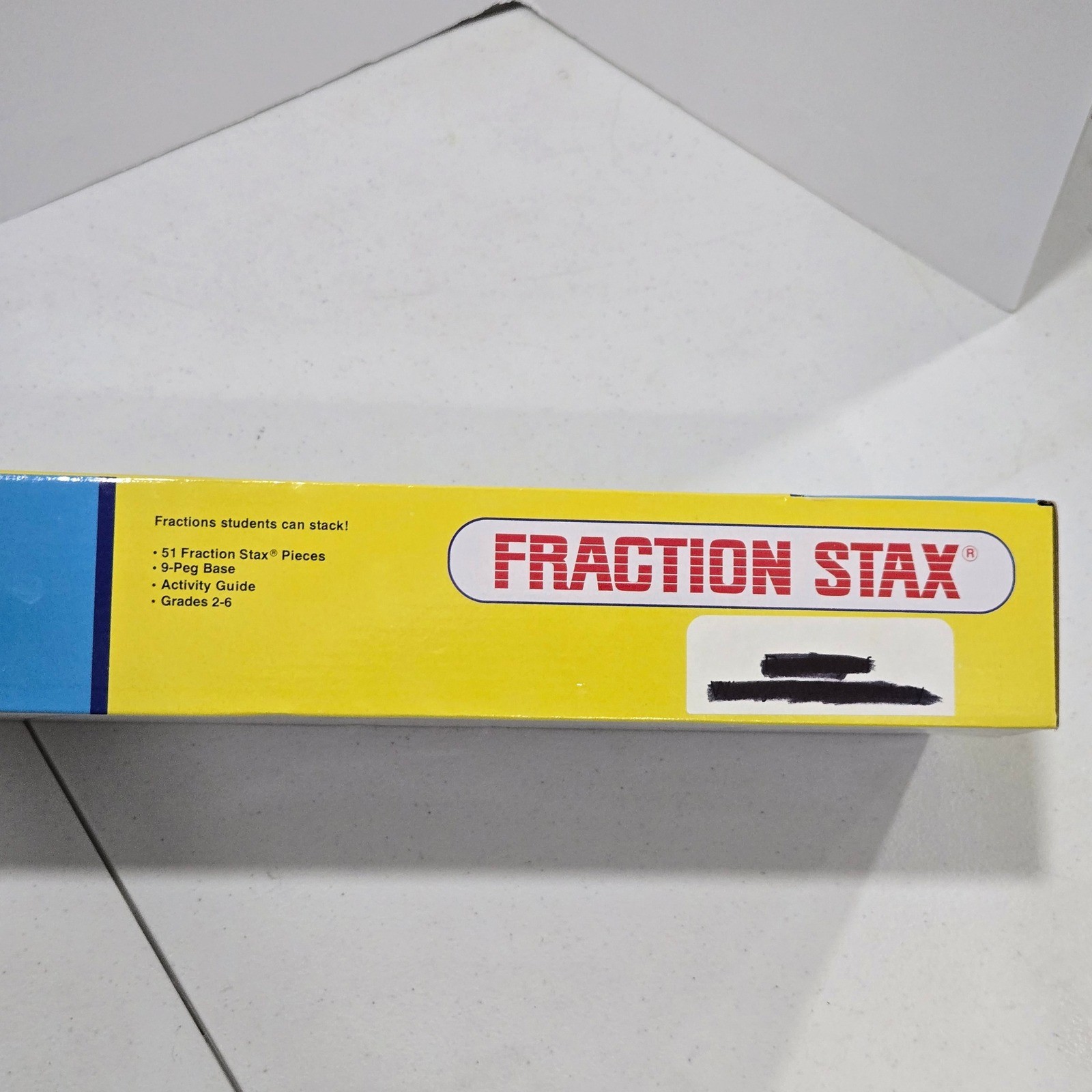 VTG Ideal Fraction Stax Math Manipulatives Learning Grades 2-6 Carson-Dellosa