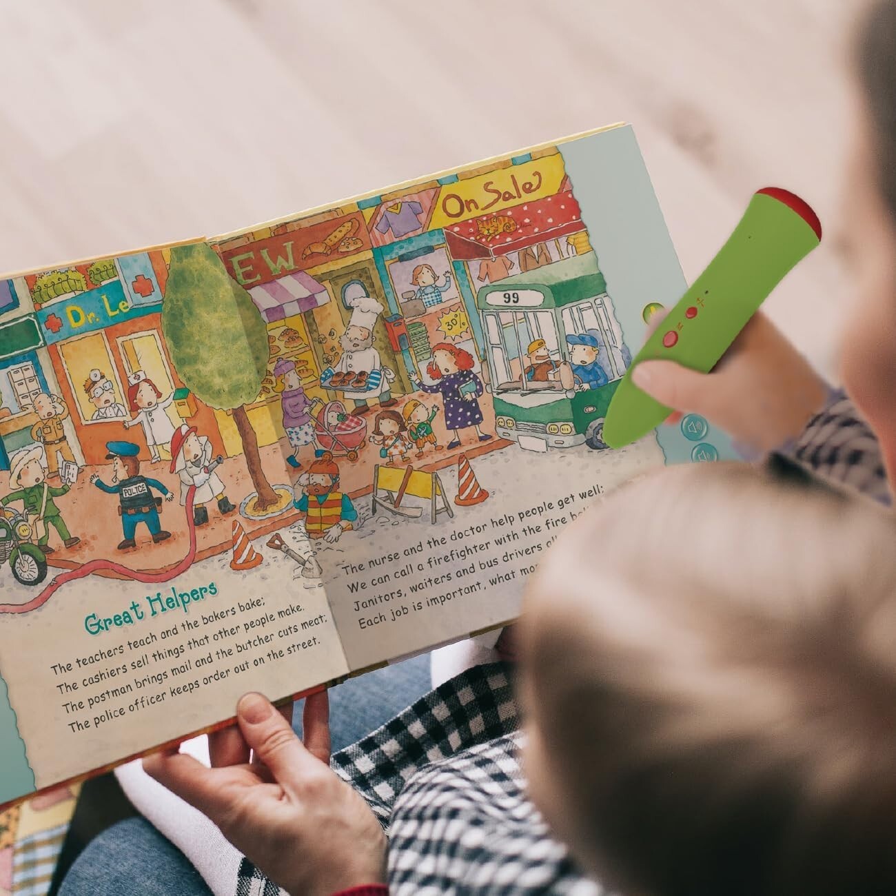 Ophaya Touch and Talk Educational toys w/ 8 Bilingual Books with Over 33 Themes