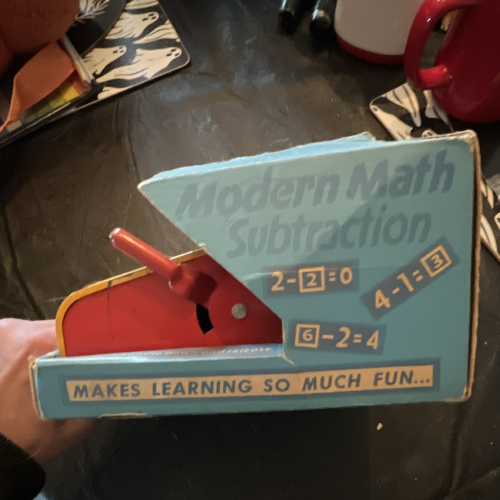 Wolverine Modern Math Subtraction Mechanical Game Vintage Toy Original Box USA