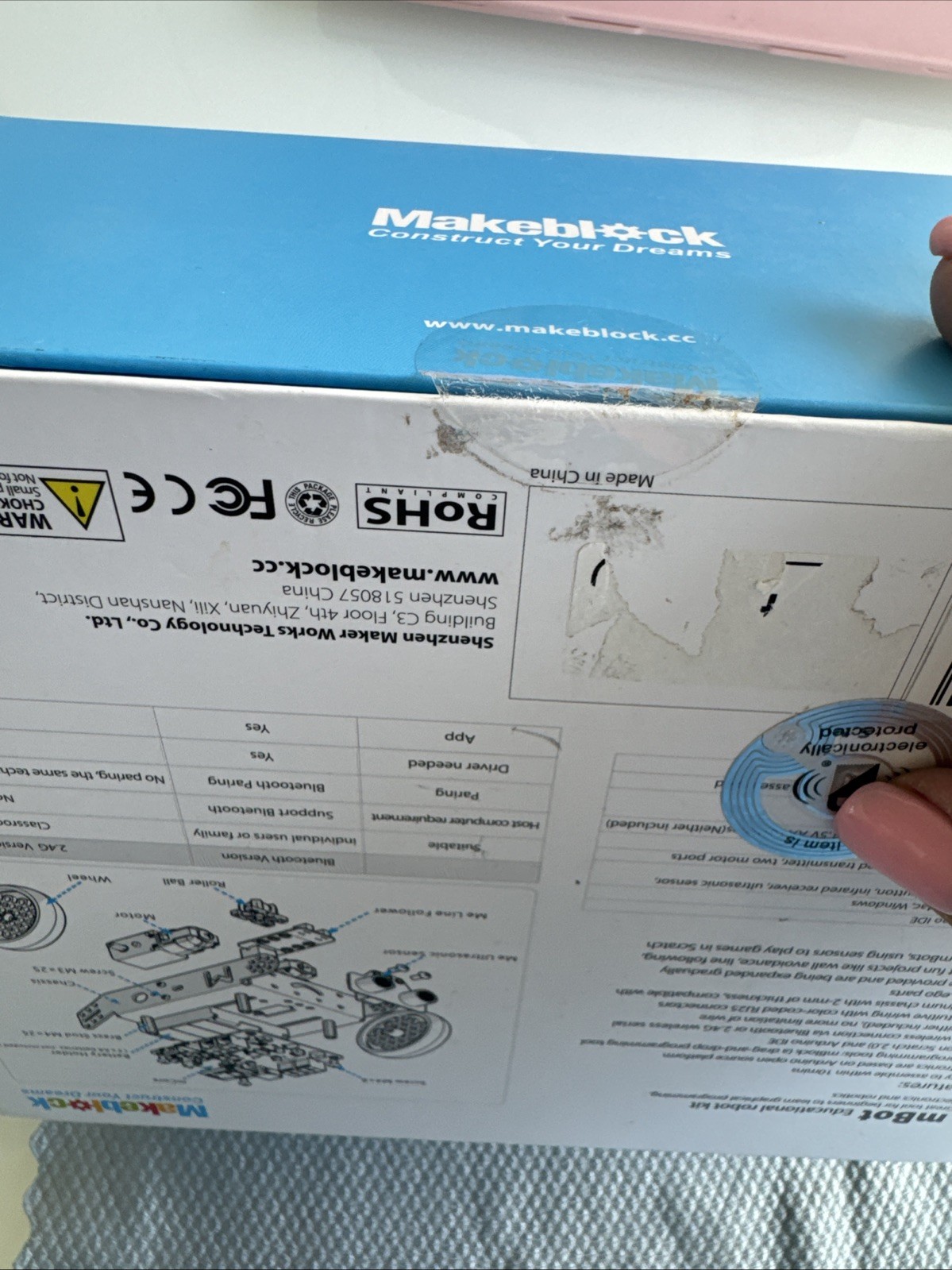 Makeblock mBot Robot Kit for Young Innovators – Ages 8+ STEM Education Bluetooth