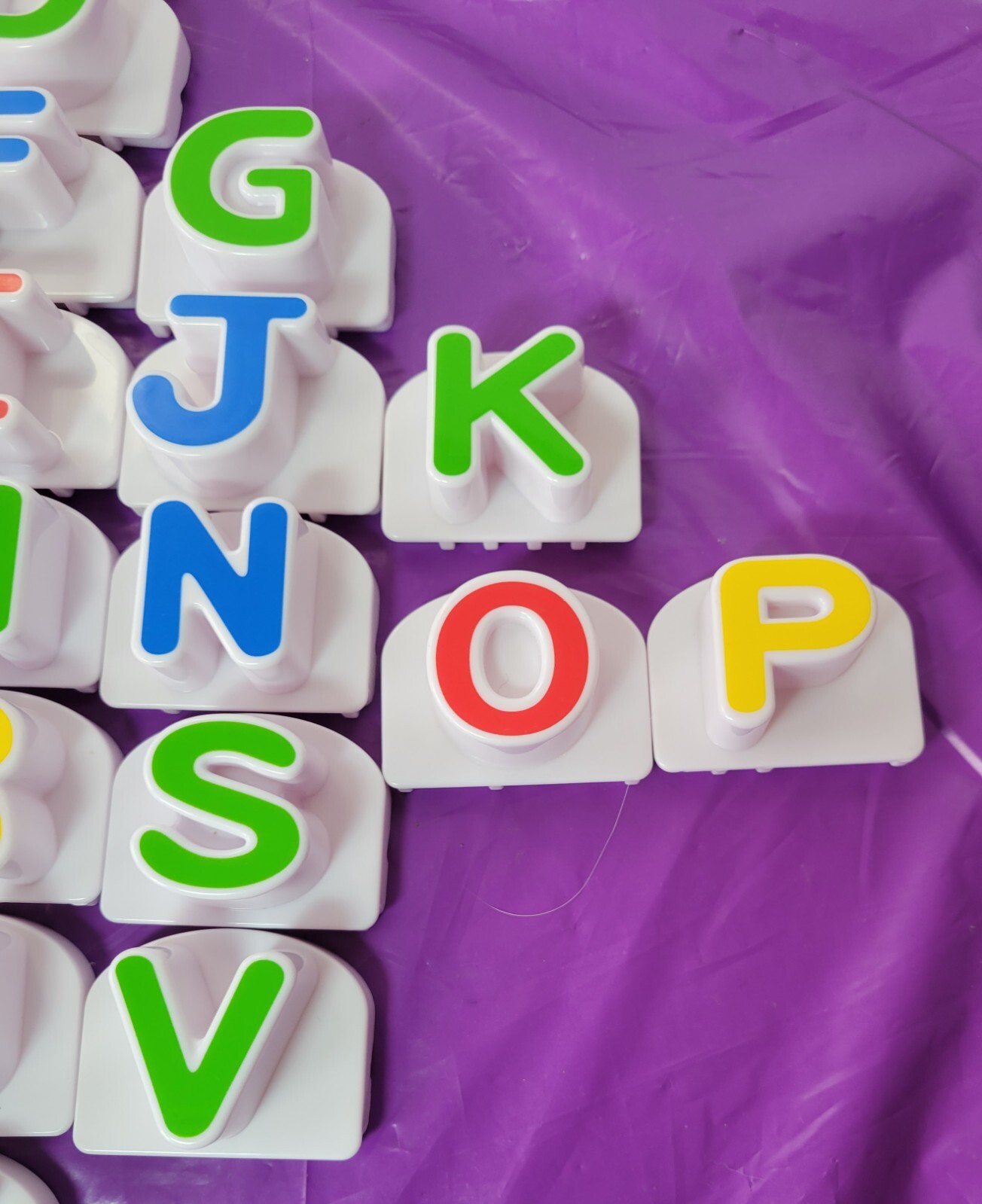 Leap Frog Fridge Phonics Magnetic Pink Bus Alphabet Set 26 Letters COMPLETE