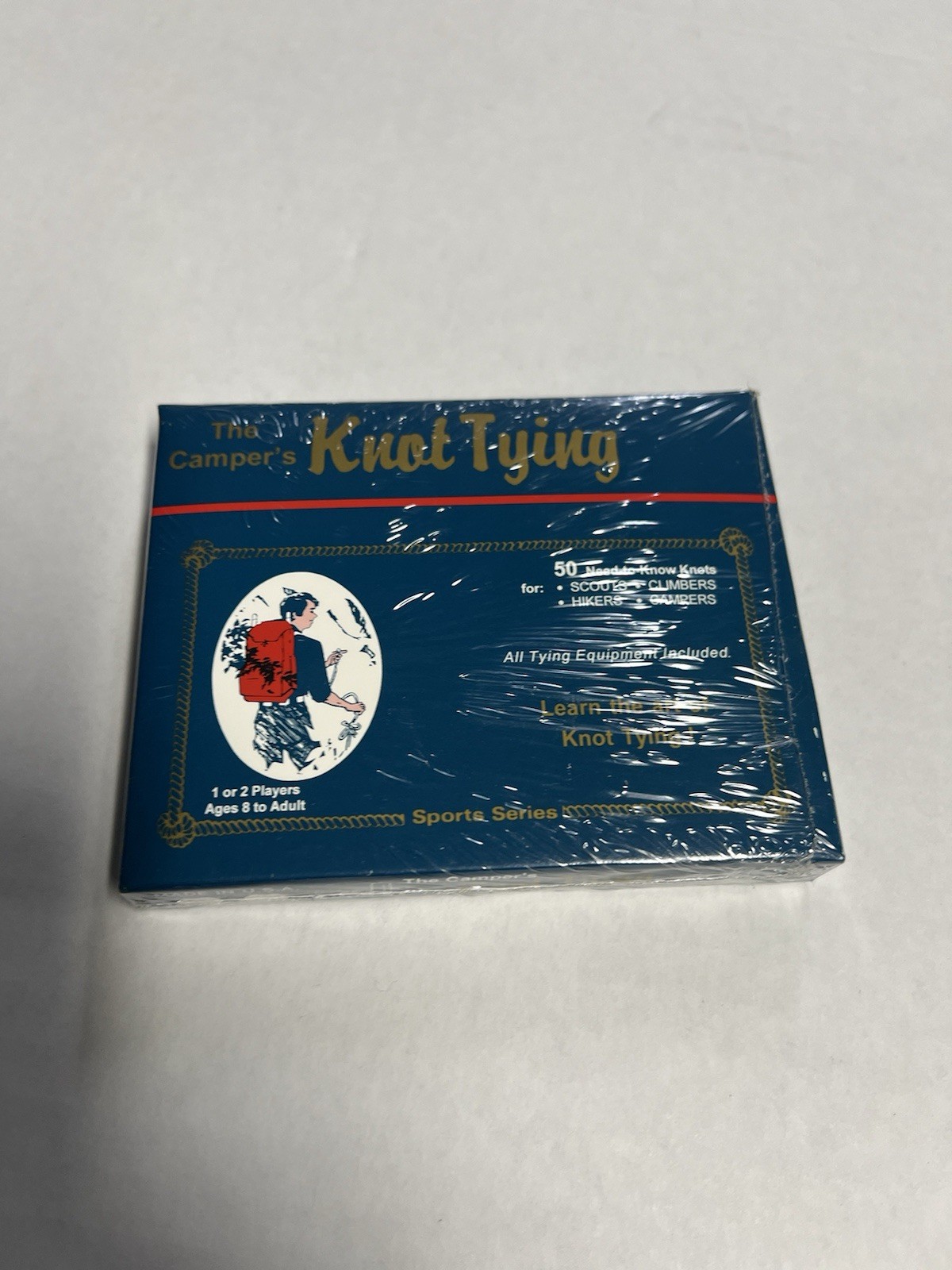 VINTAGE 1985 The Camper’s Knot Tying Kit- 50 Need-to-Know Knots Set NEW IN BOX