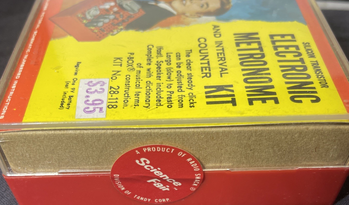 NEW Radio Shack Science Fair Electronic Metronome Kit Ultra Rare
