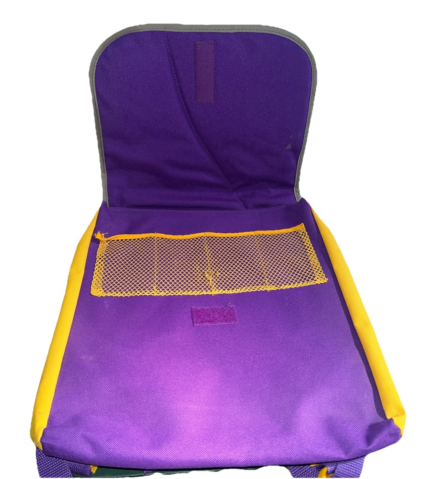 Fisher Price Power Touch Learning Systems BACK PACK, Purple/Yellow, Adj Straps
