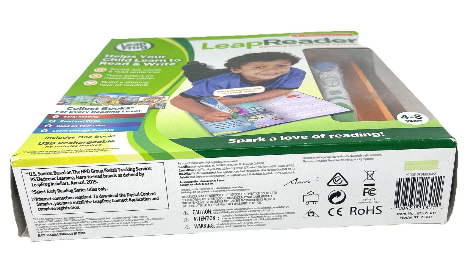 LeapFrog LeapReader Reading and Writing System-OPEN BOX