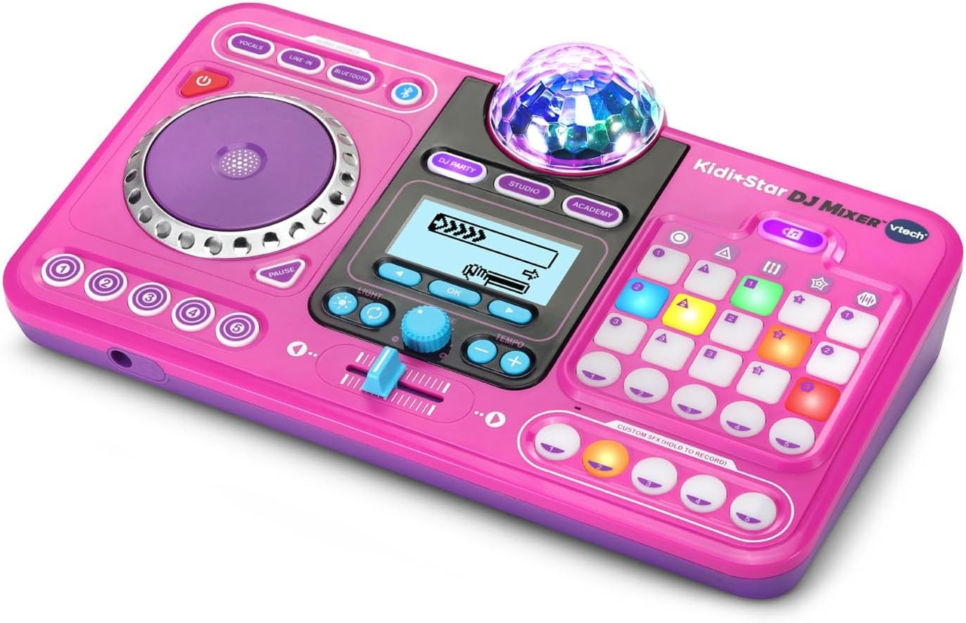 VTech Kidi Star DJ Mixer – Pink (English Version)