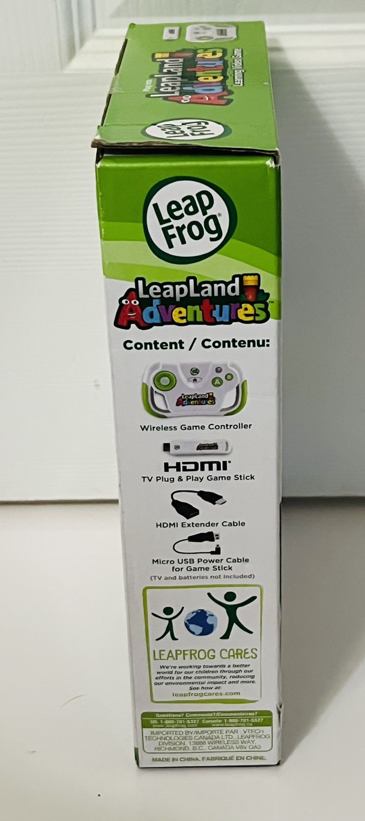 NEW LeapFrog LeapLand Adventures Learning TV Video Game Plug In U27