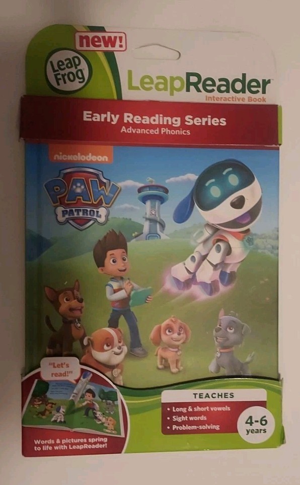 Leap Frog PAW PATROL THE GREAT ROBOT RESCUE–Works on LEAPREADER ONLY