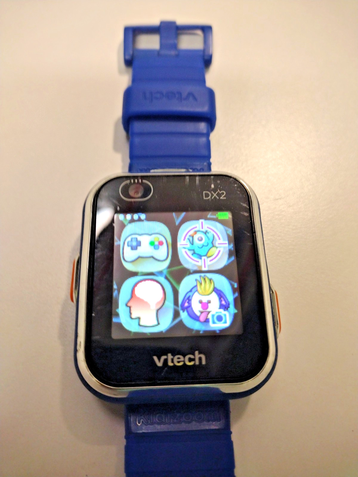 VTech Kidizoom Smartwatch DX2 Blue – Working – No Cable – Used