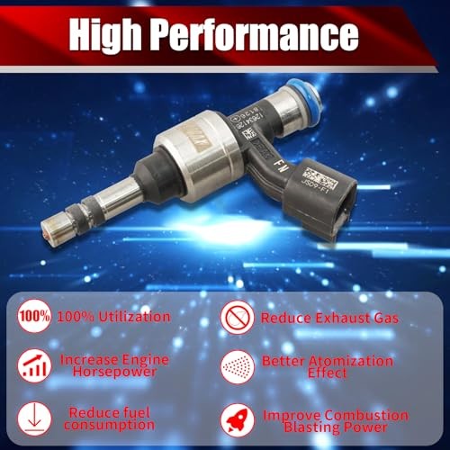 Set of 6 Fuel Injectors FJ1157 12634126 with Buick Enclave 07237780