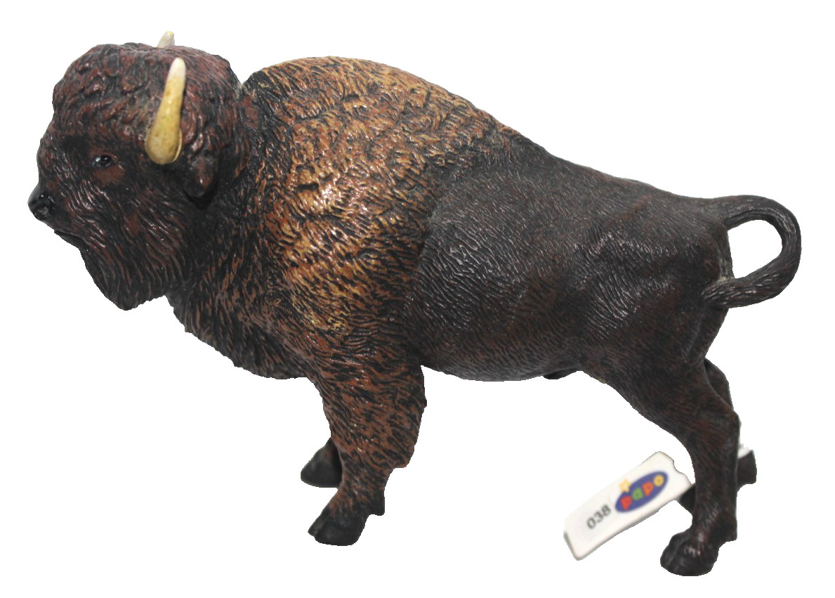 New American Buffalo Animal Figure #50119 Papo 2010 NWT