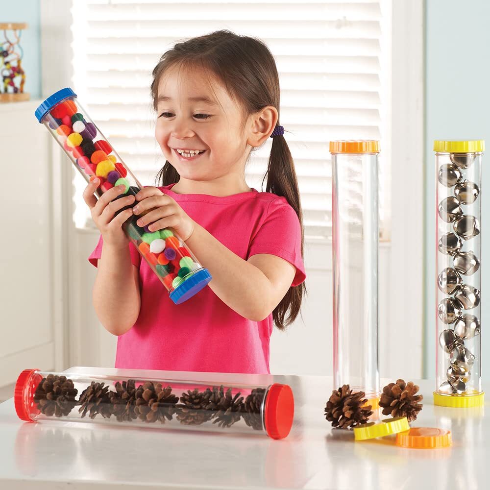 Science Fundamentals Kit 12 Inch Clear Sensory Tubes for Kids Age 2 and Up