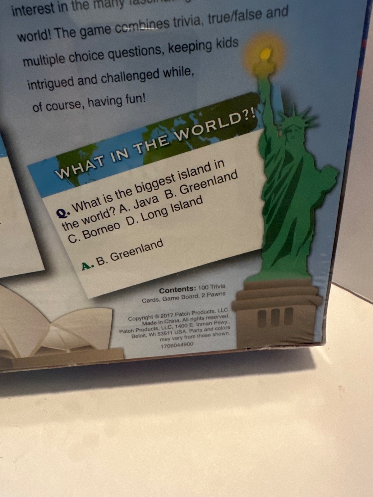 What in The World? geography board game Fun Trivia About Things in the World