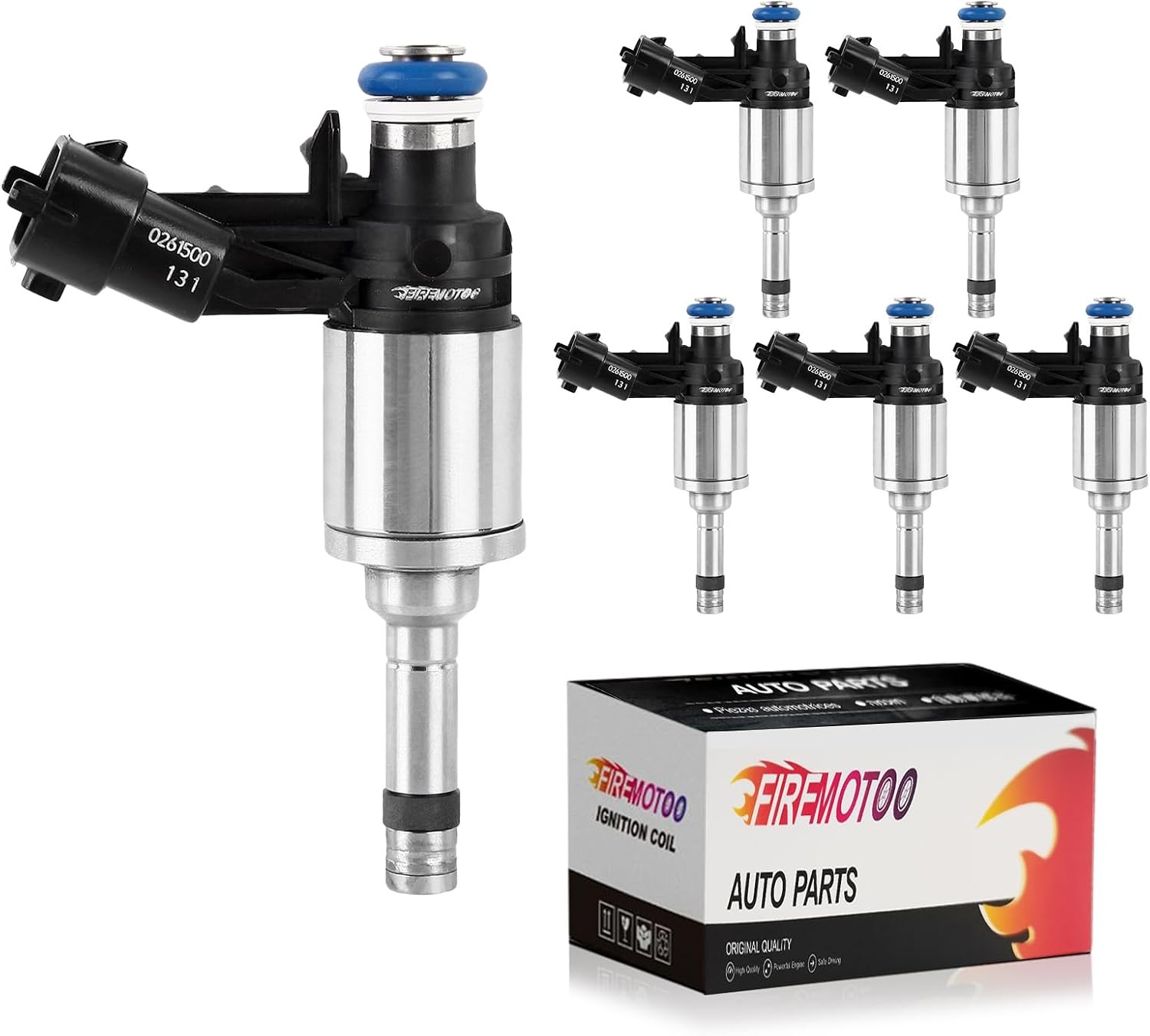 Fuel Injectors Pack 6 Buick Enclave Chevy Traverse GMC Acadia 3.6L