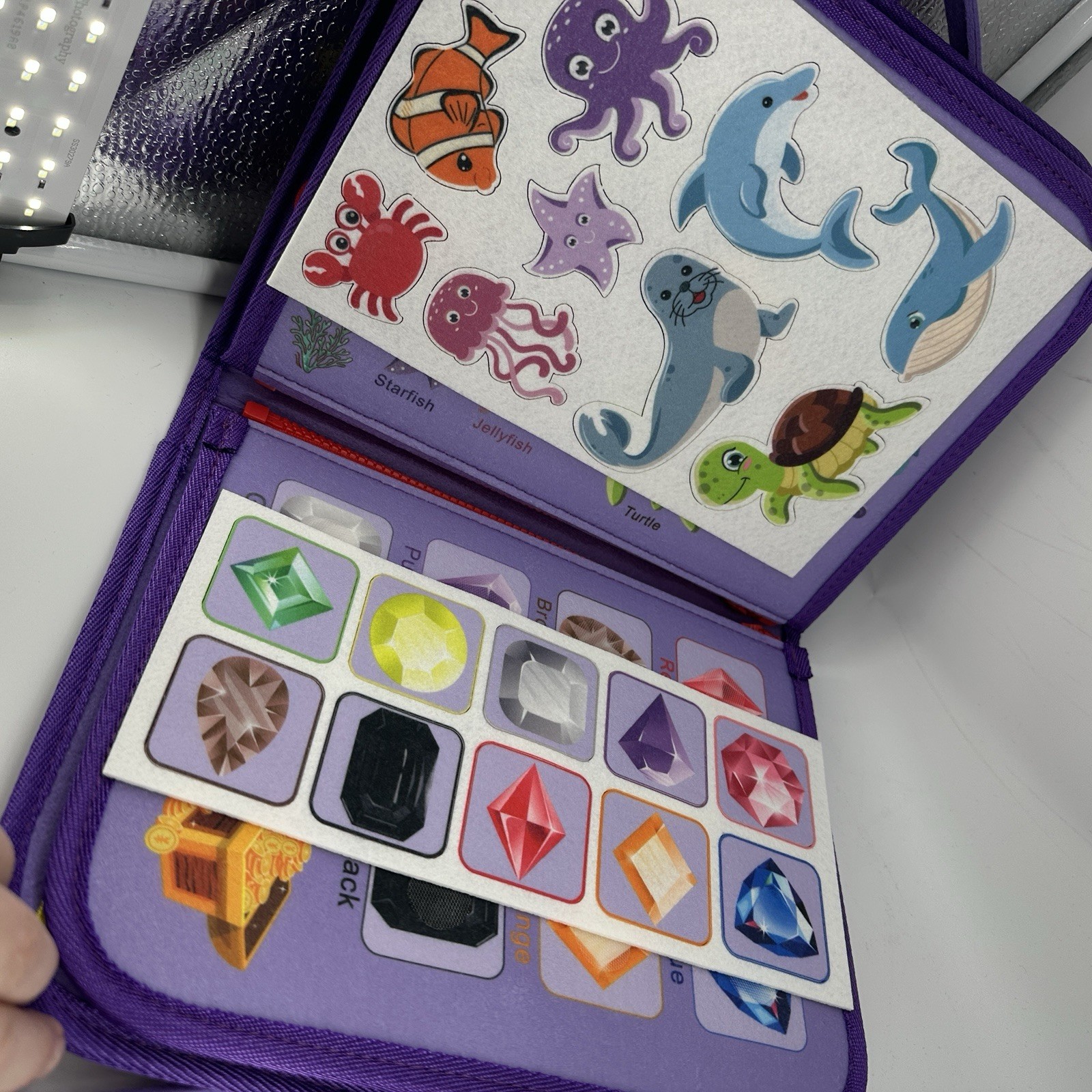 Toddler Busy Board Book With Handles For Ages 3 And Up