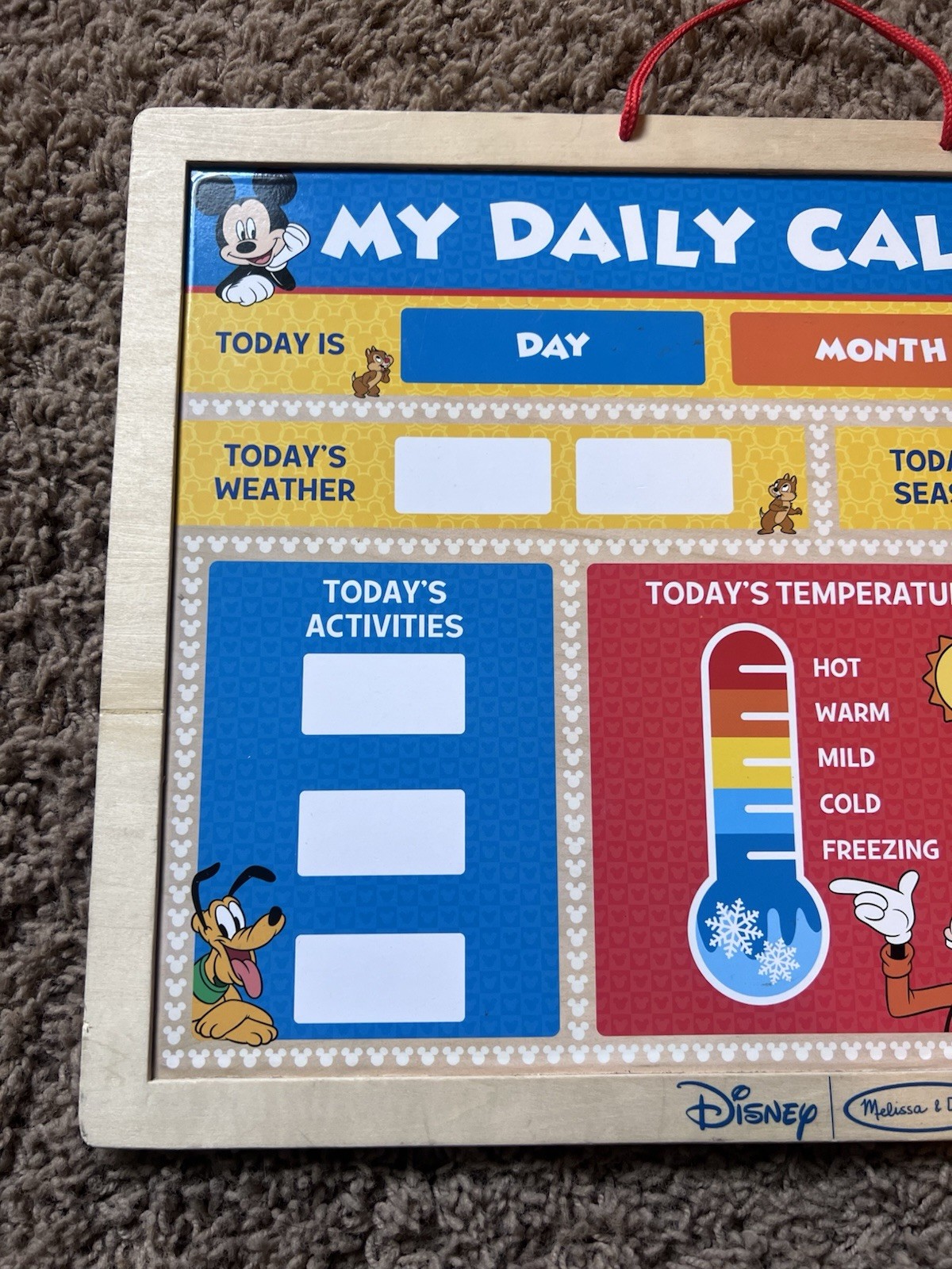Melissa & Doug Disney Daily Dry Erase Calendar