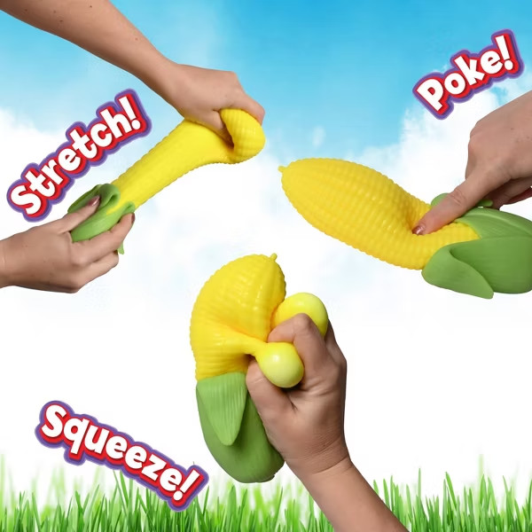 Sunny Days Jumbo Squeezy Sweet Corn 🌽 TikTok Squishy Stress Toymendous New