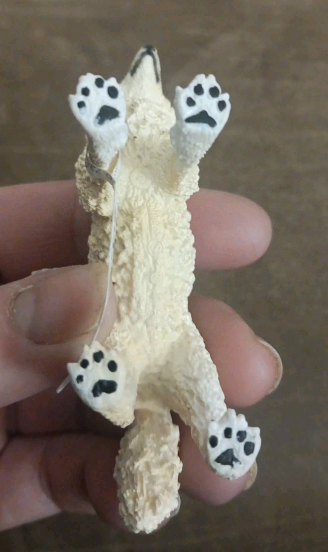 2 Schleich Giant Tortoise Wild Life ’08 & White Wolf Toy Figures Diorama Animals
