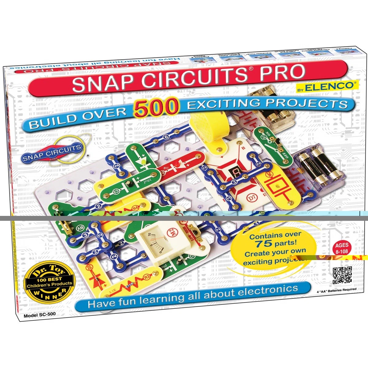 Elenco Snap Circuits Pro 500 in 1 Electronics Exploration Kit SC-500 BRAND NEW!