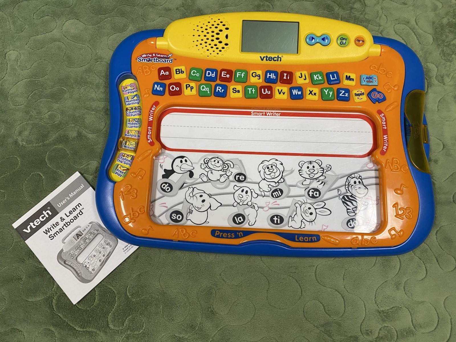 Rare 2004 VTech Write & Learn Smartboard Interactive Learning ABC 123 Toy VTG