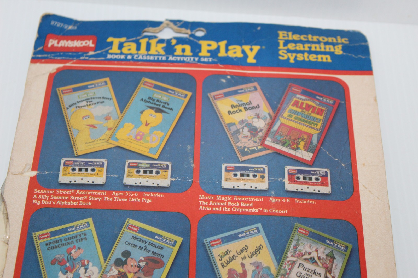 Playskool Talk ‘n Play Sport Goofy’s Coaching Tips Book & Cassette Set NEW OS