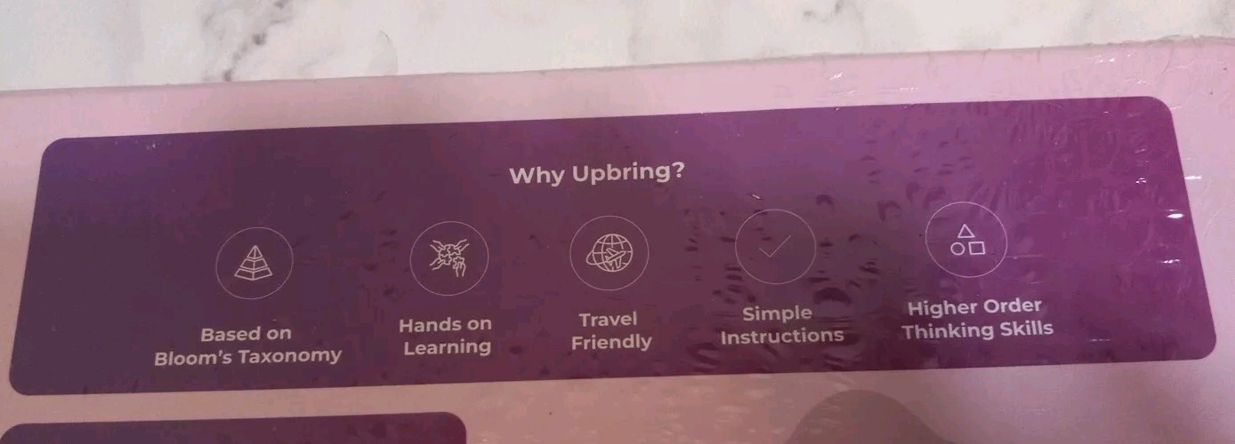 Upbring Tiny Tinkering Box For 3-6 years 60 Learning Puzzles New