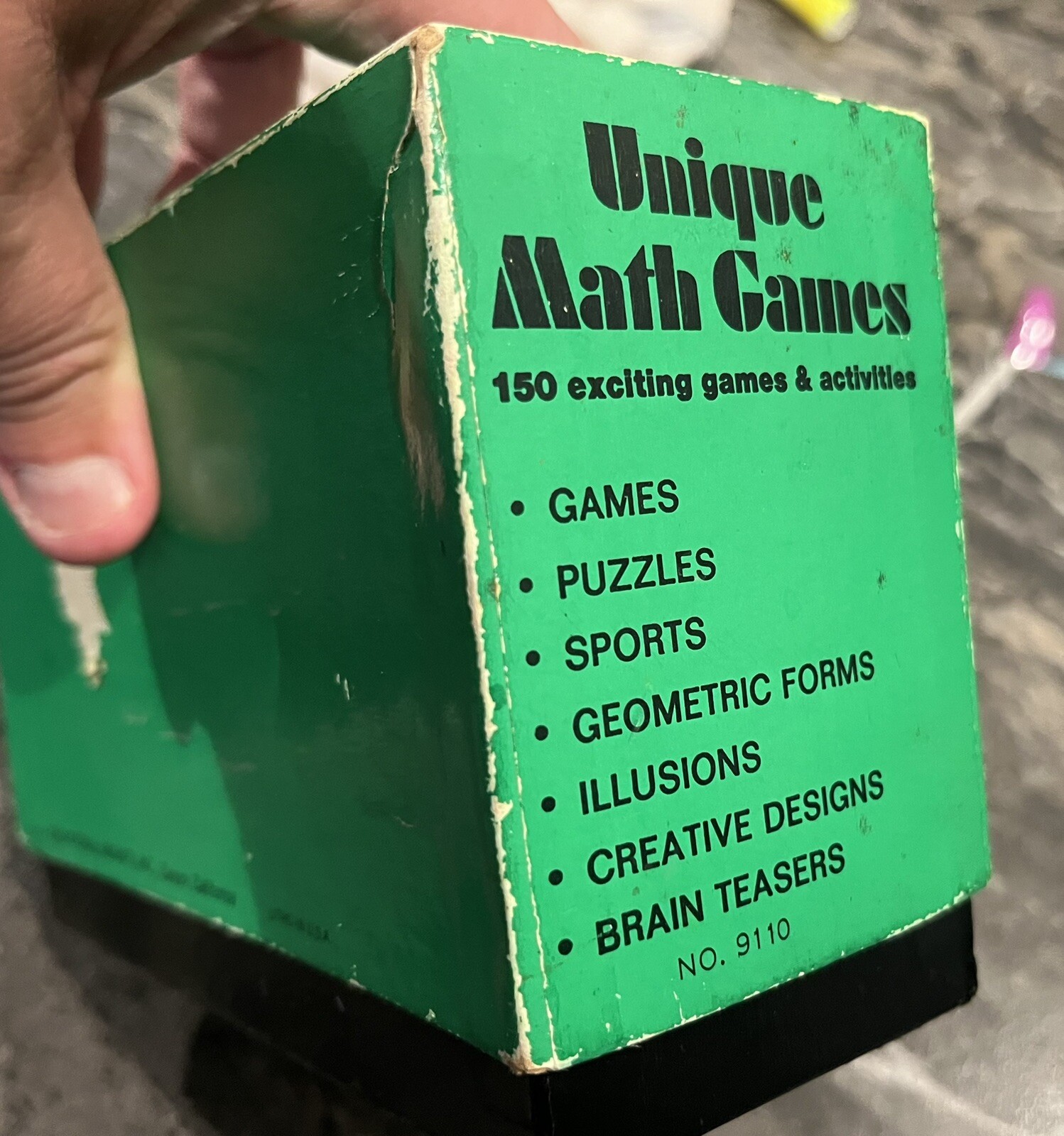 VTG 1971 Unique Math Games 150 Exciting Games Educational Insights – COMPLETE!!