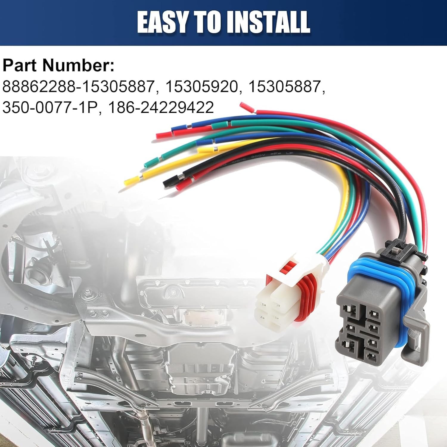 Transmission Pigtail Kit for GM 4-speed Automatic 1995 to 2004 4L60e 4L80e, Wire