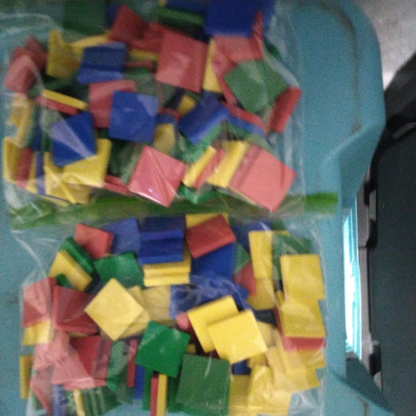 Math Manipulator Blocks for Learning Preschool Toys Multicolor 1″inch count 200