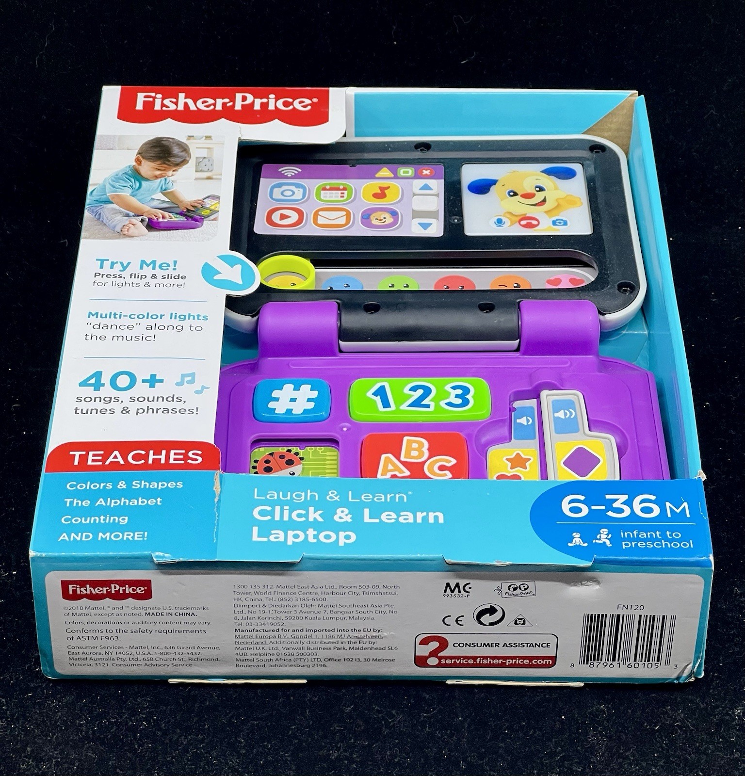 Fisher-Price Laugh & Learn Click & Learn Laptop (6 – 36 Months) NEW IN THE BOX
