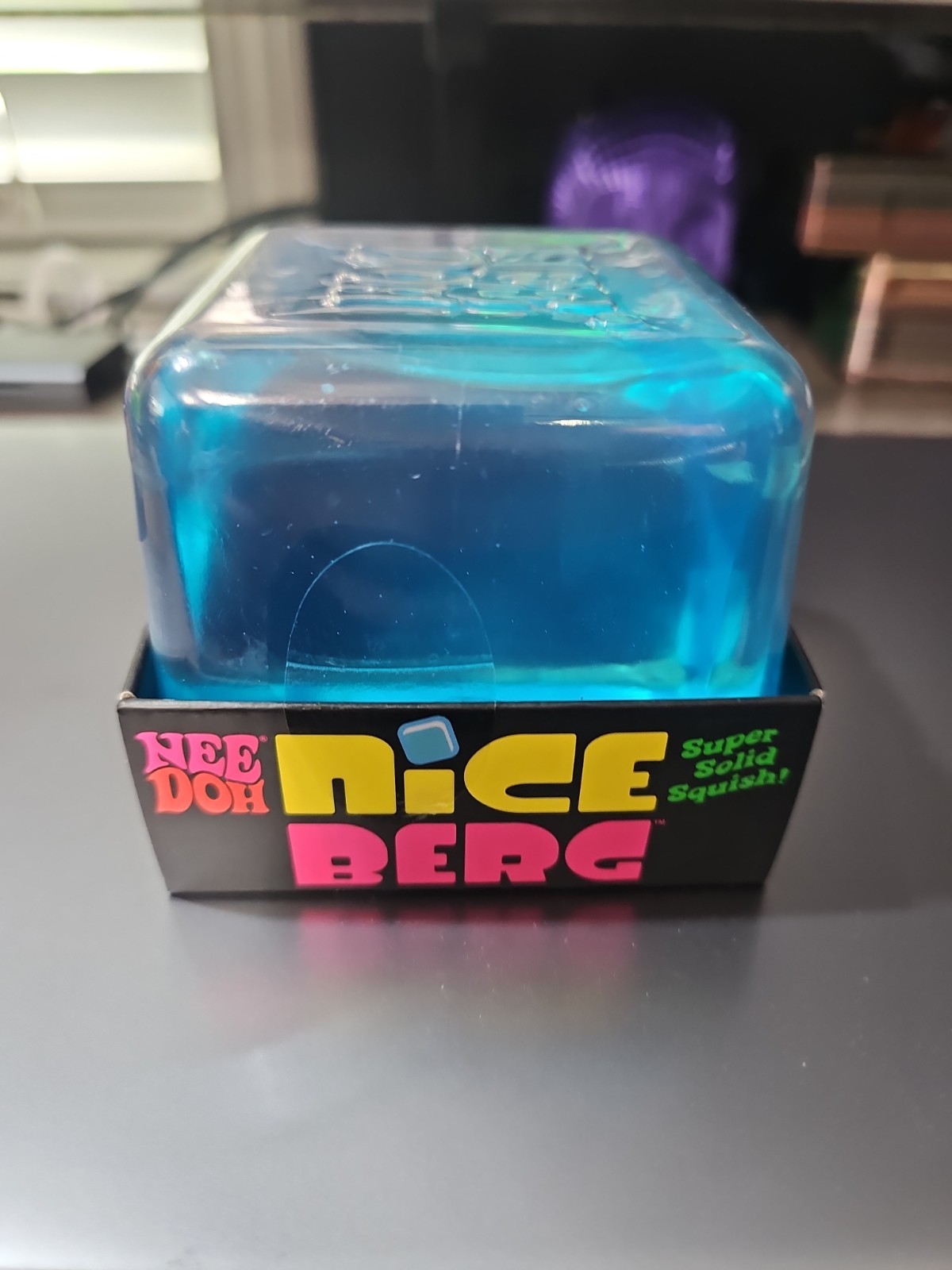NeeDoh Nice Berg Blue XL Giant Nee Doh Niceberg Squishy Cube Ice TikTok Viral
