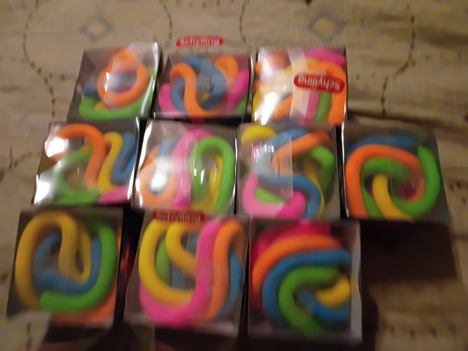Lot Of 9 – NeeDoh Noodlies Sensory Fidget Toy, Nee Doh Stretchy Noodles