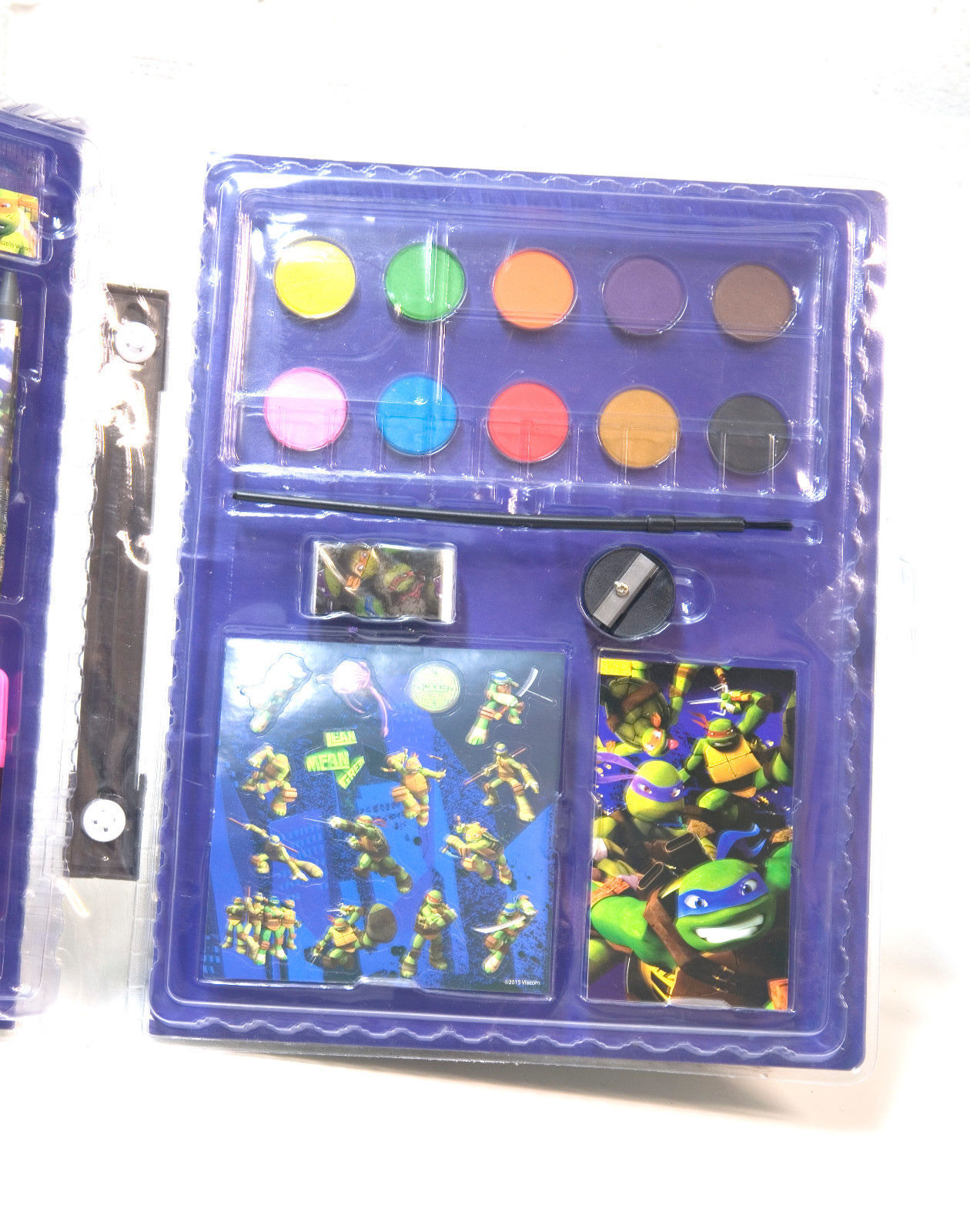 Teenage Mutant Ninja Turtles Art Set 50 Pieces Kit Nickelodeon Ages 3+ Plus New