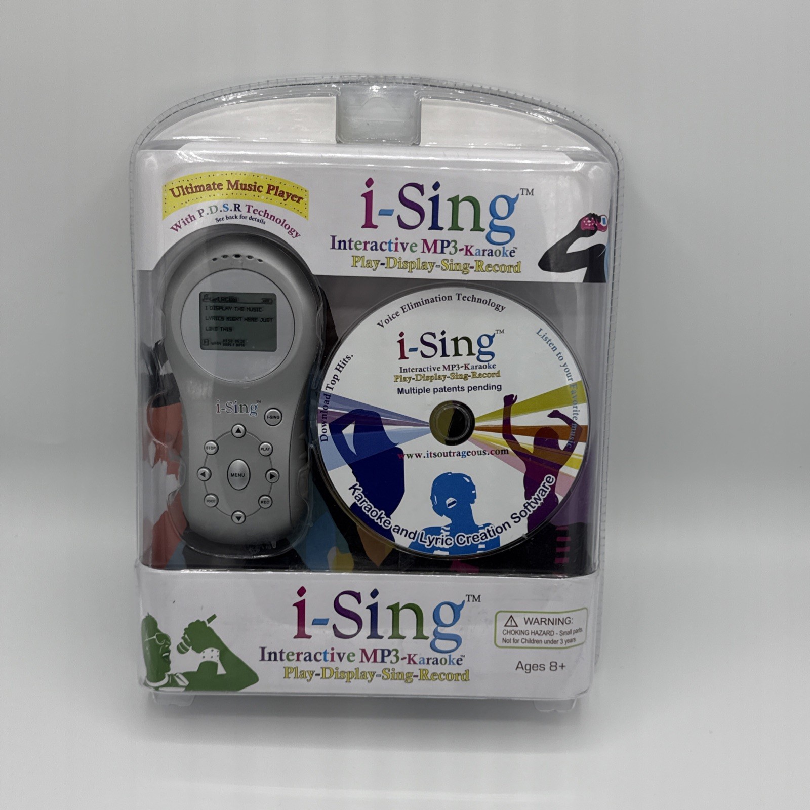 Vintage I-Sing Interactive Karaoke Play-Display-Sing-Record New