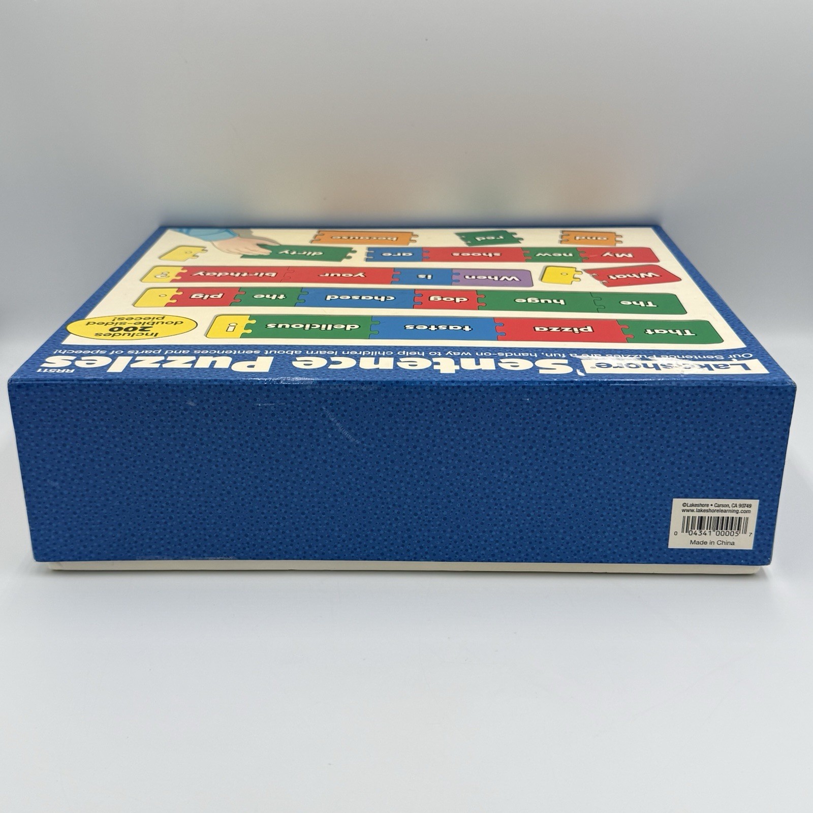 Vintage Lakeshore Learning Sentence Puzzles RR511 Grammar Parts Speech 200 pcs