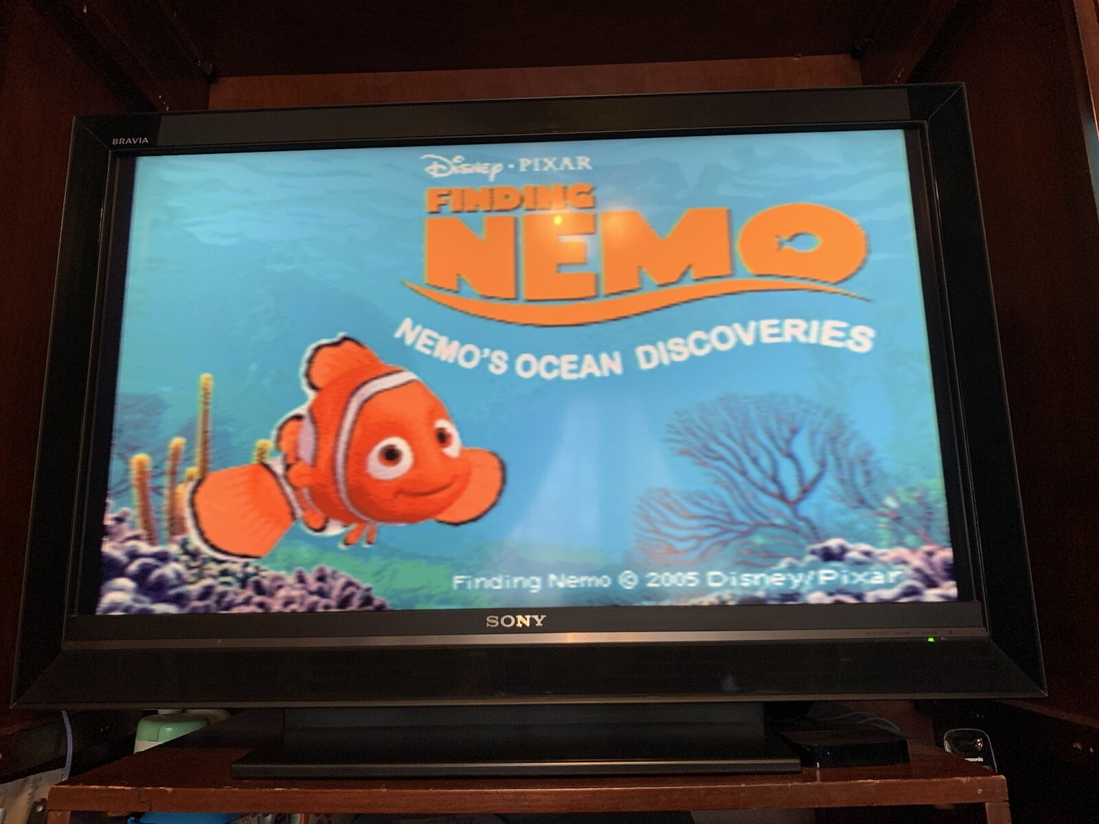 VTech VSmile Disney Finding Nemo Ocean Discoveries Learning Game Tested Working!