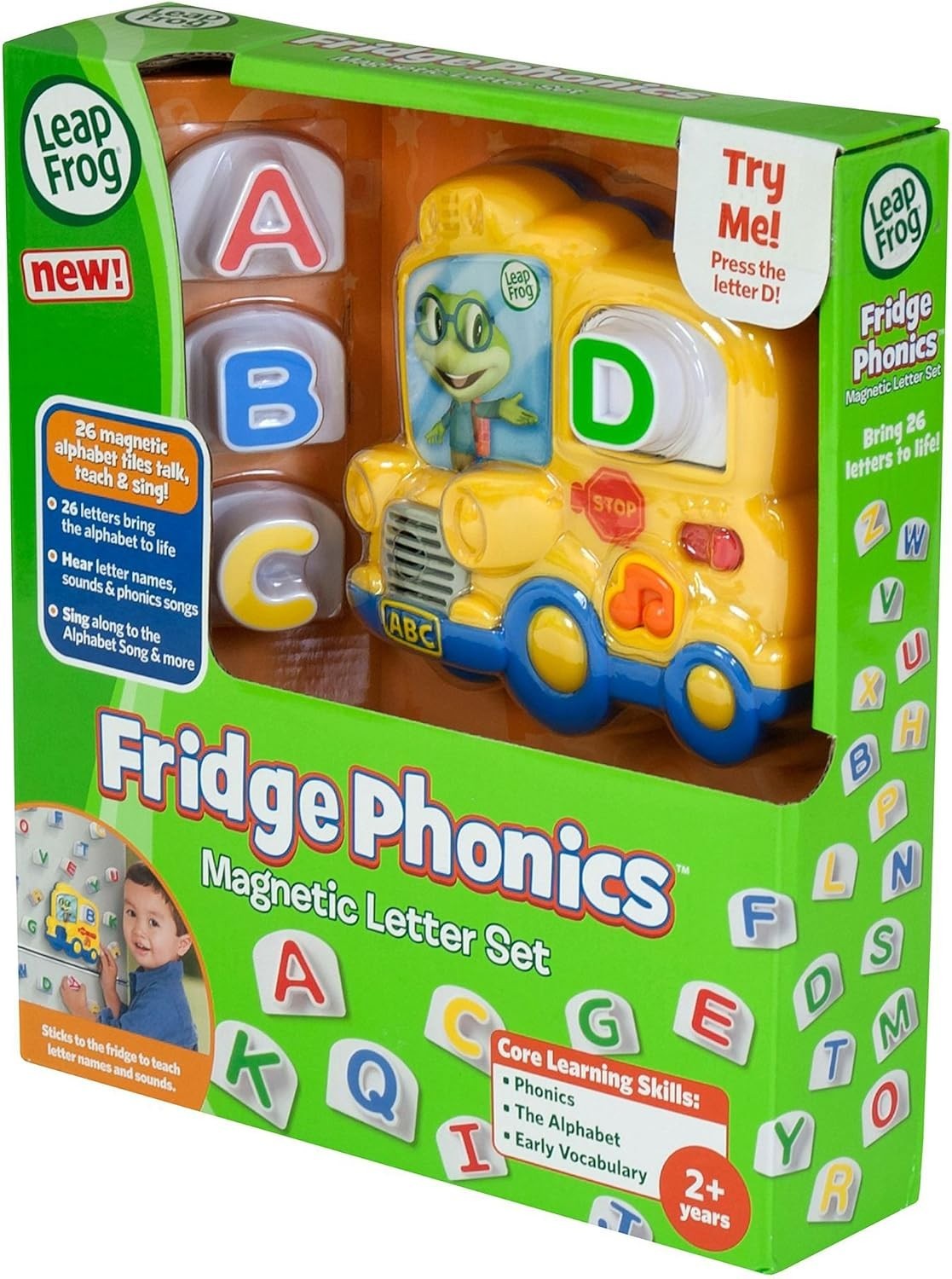 Fridge Phonics Magnetic Letters, Learning Songs Included