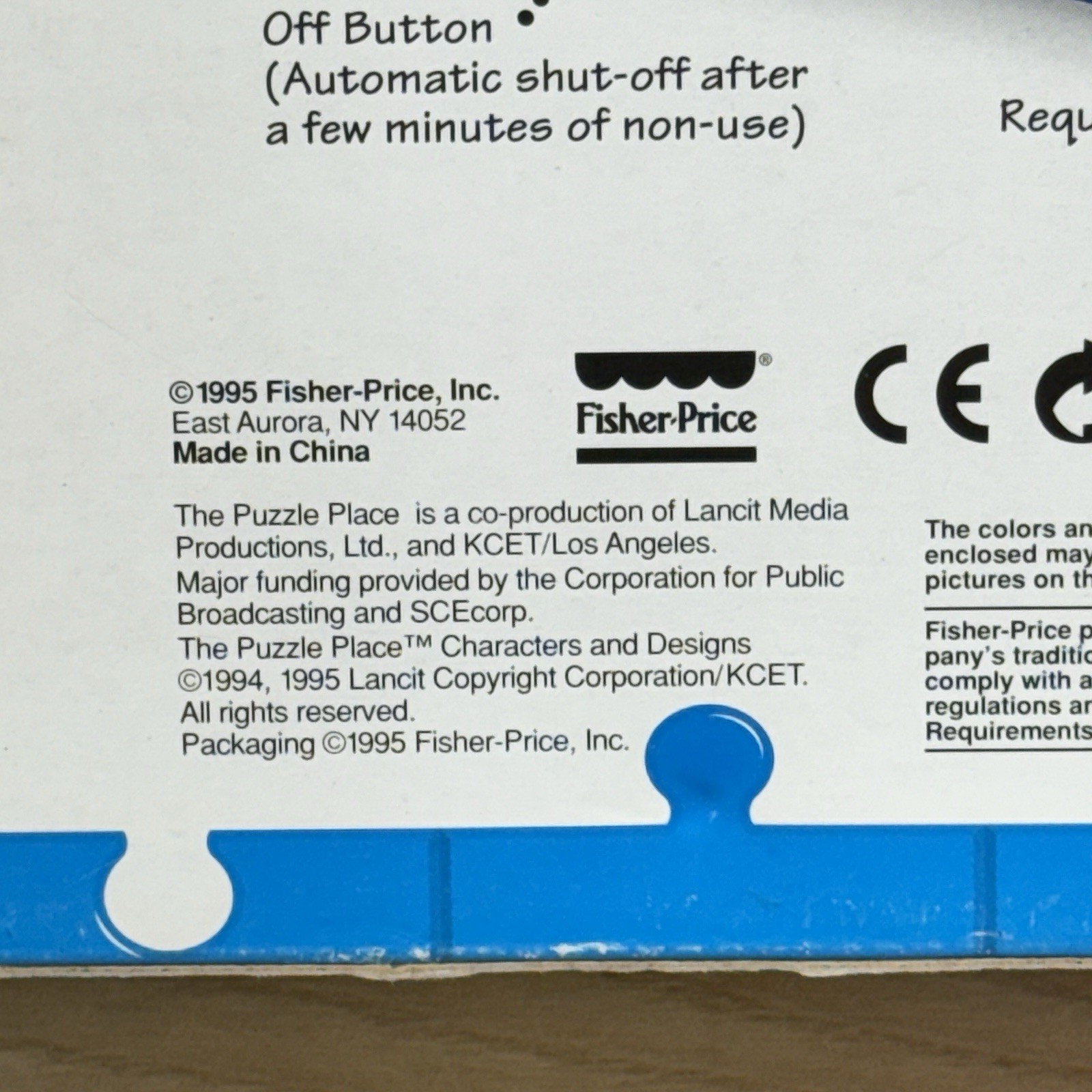 The Puzzle Place Teach ‘N Play Toy Deadstock RARE 90s Fisher-Price Interactive