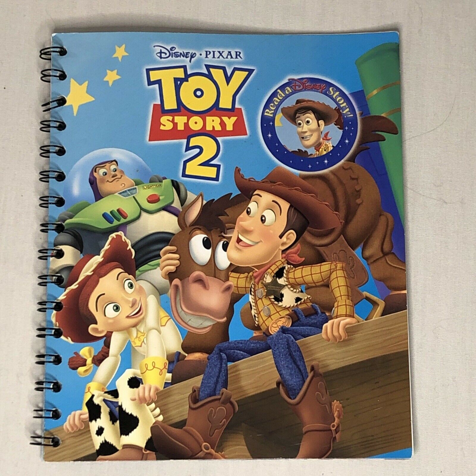 Story Reader Storybook: Disney Pixar Toy Story 2 With Reader Cartridge Untested