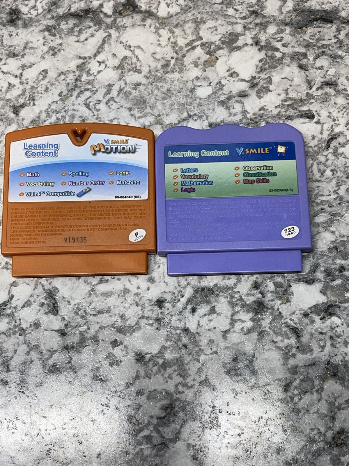 Vtech V.Smile Cars, Shrek, SCOOBY DOO &FUNLAND FRENZY Lot Of 4 Cartridges Only