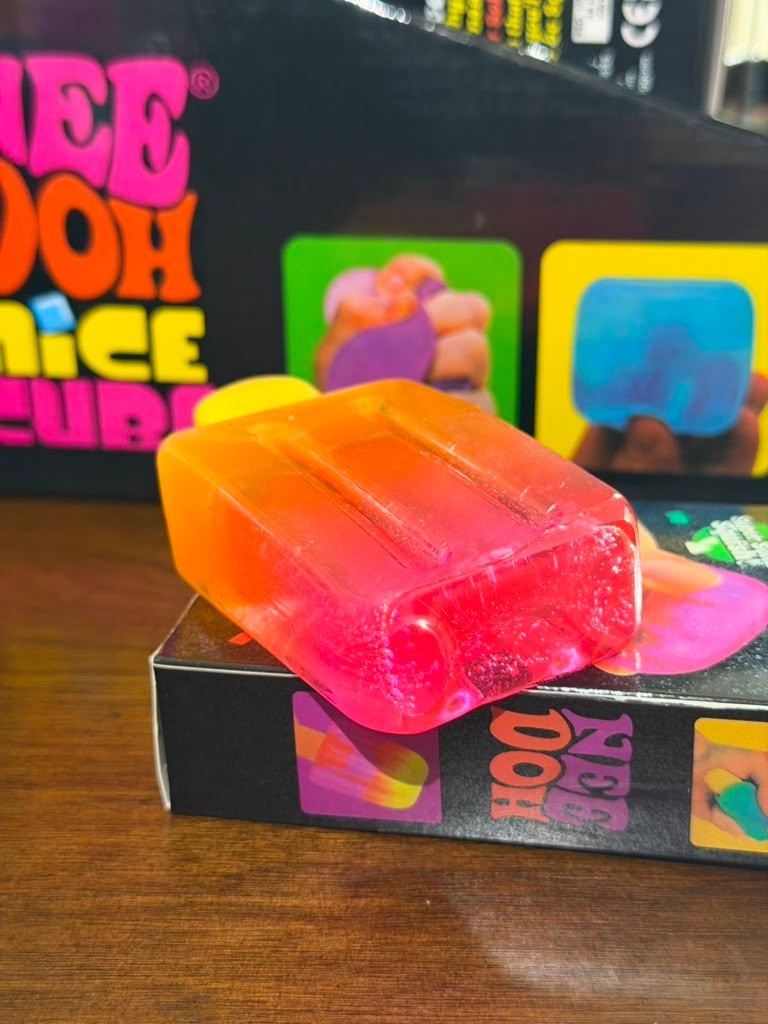 PINK & YELLOW Needoh NICE-SICLE Popsicle Nicesicle Jelly Squishy Toy NEE DOH NEW