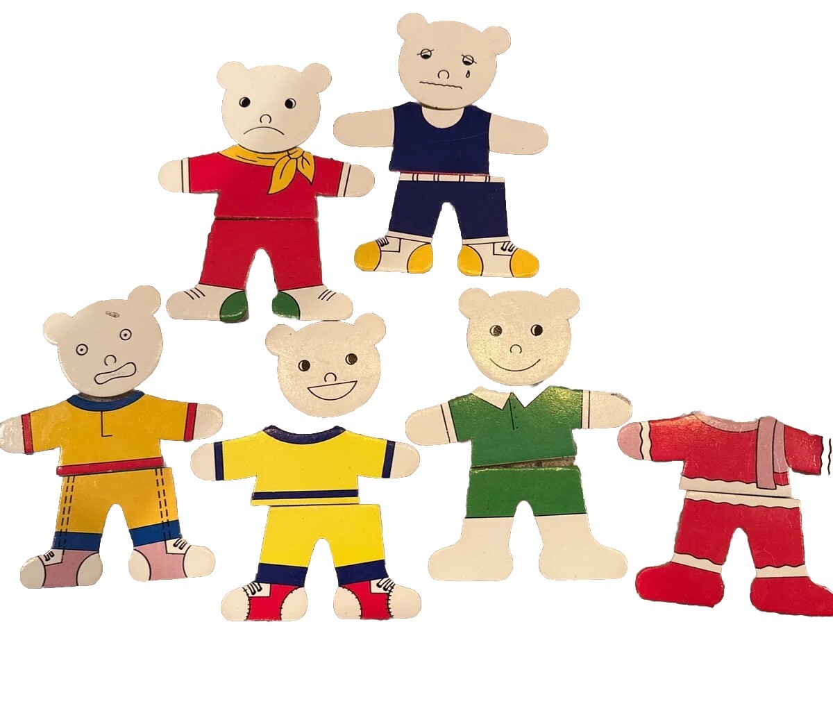 Small World Toys ~Moody Bear Educational Puzzle Ages 3 and Up – 17 Pieces Ttl