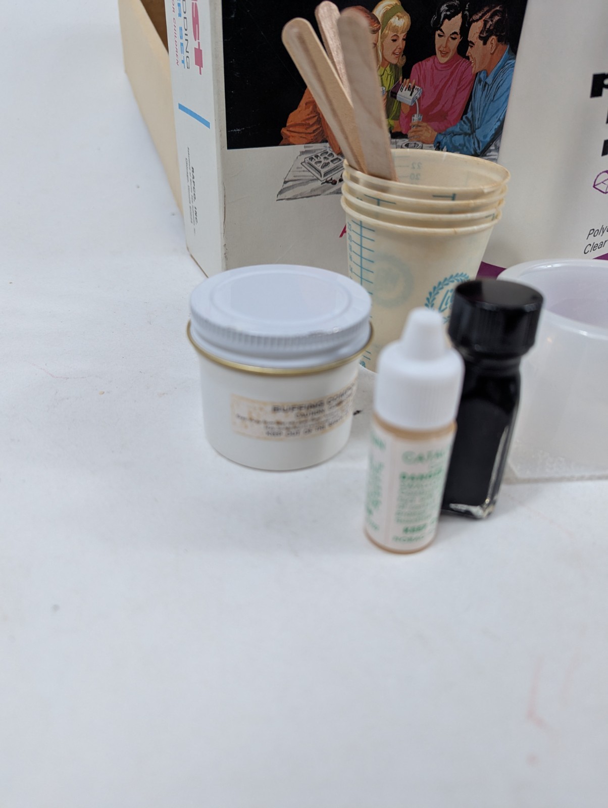 Vintage RAPCO Plasticast Embedding Starter Set Resin Craft Kit 1960s