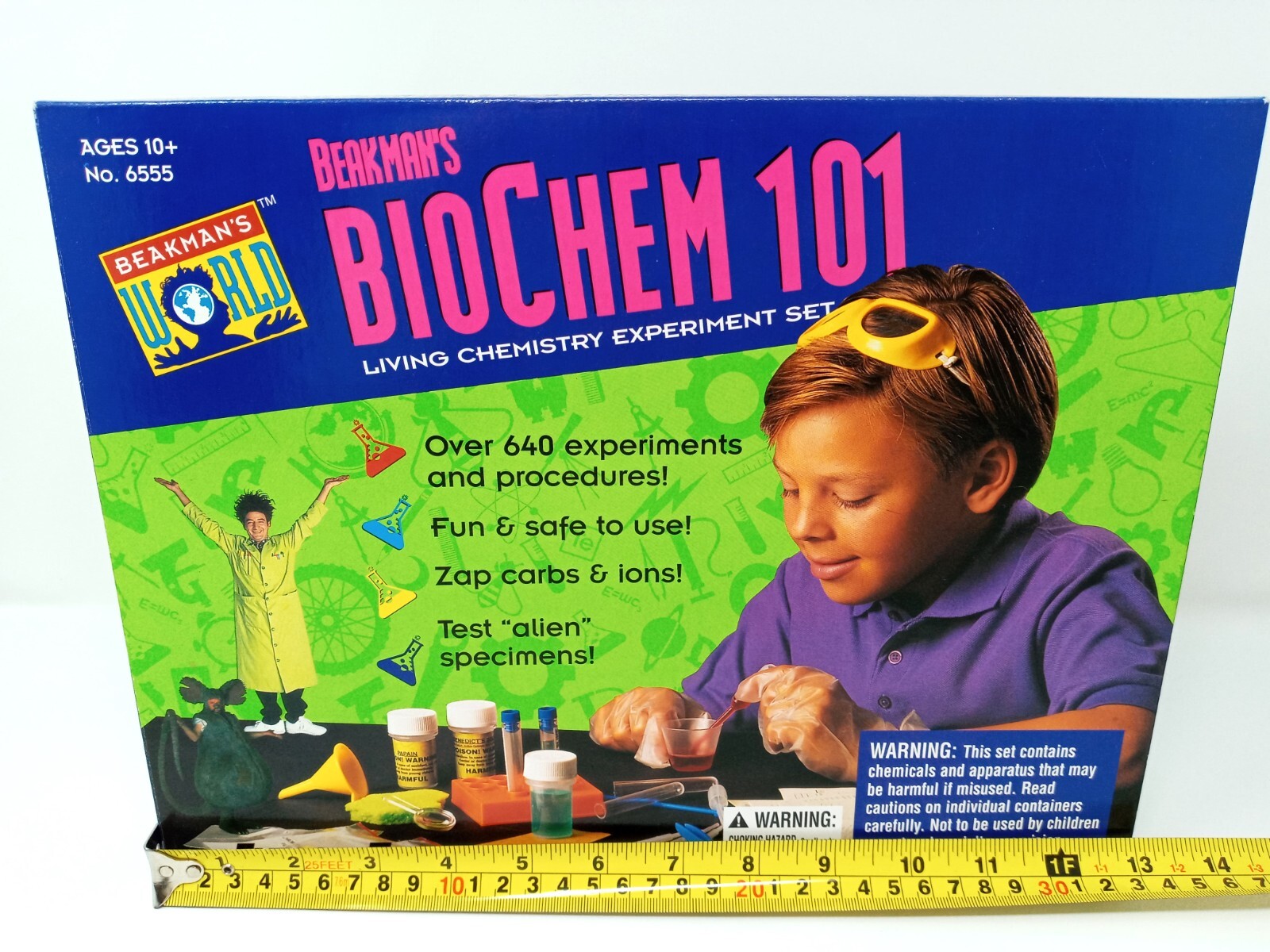 Beakmans World 1995 Biochem 101 Chemistry Experiment Set looks unused exploratoy