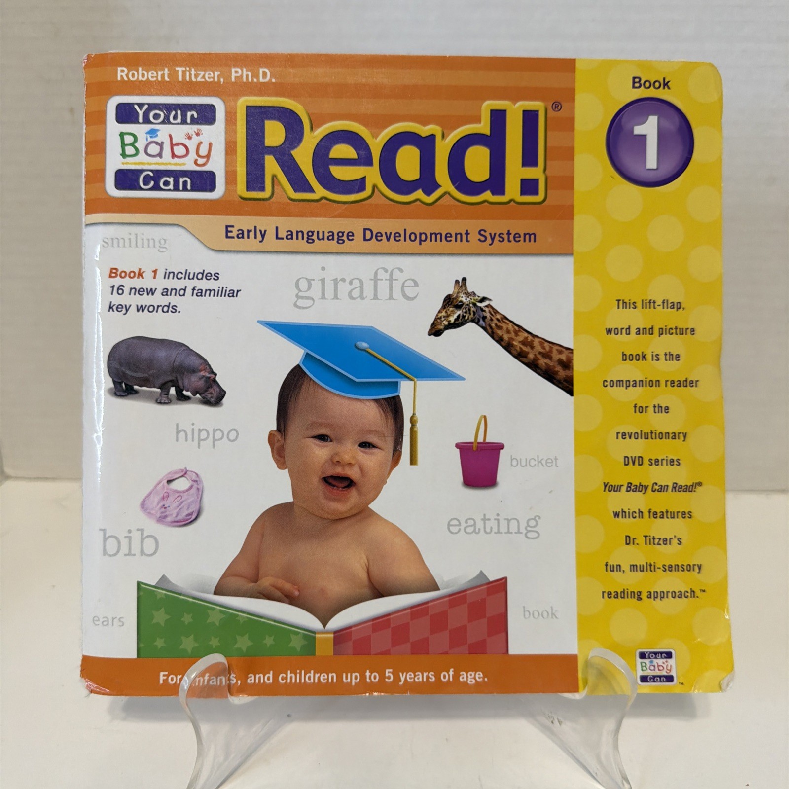 Your Baby Can Read Early Development Reading System 4 DVDs 5 Books