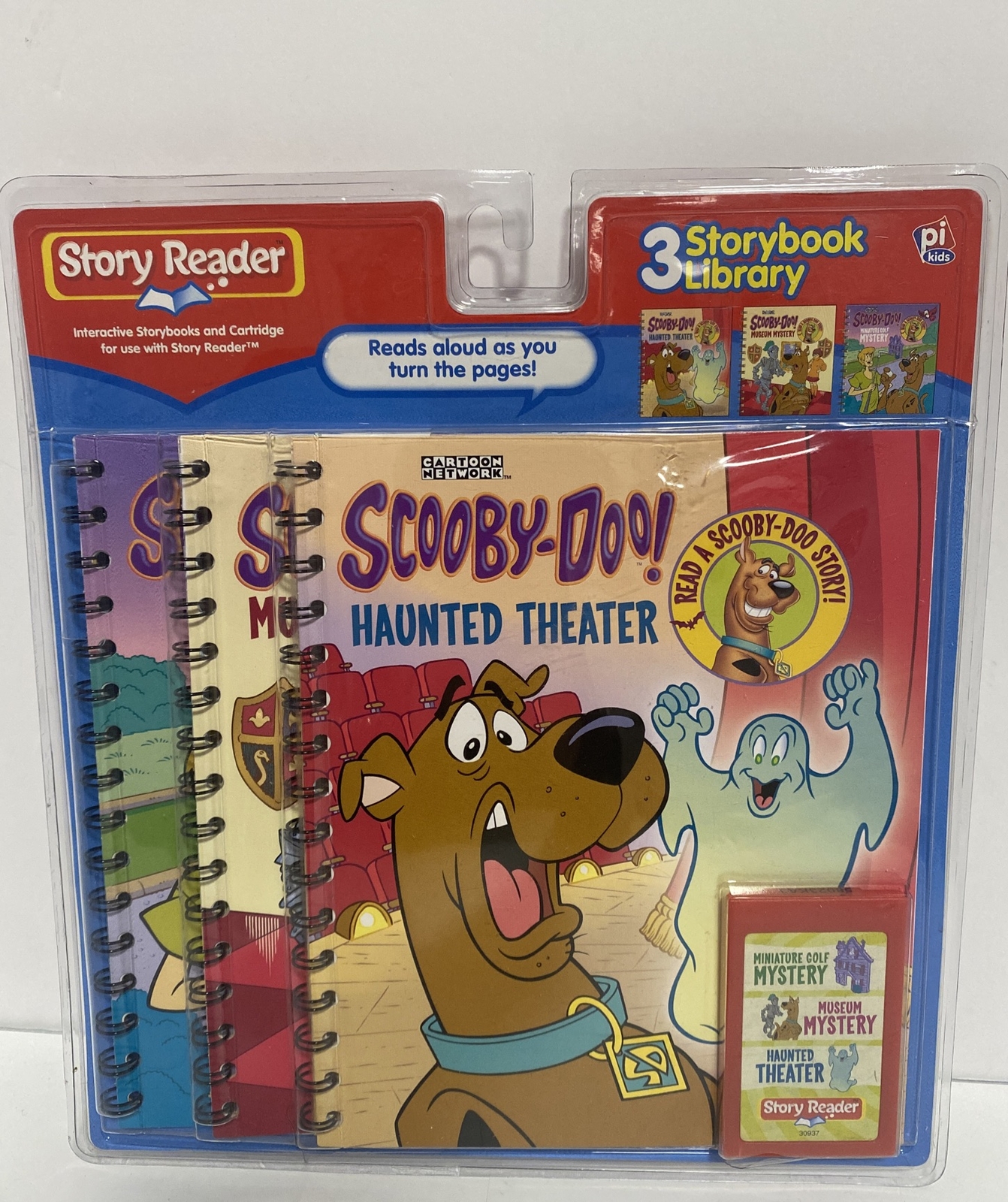 Story Reader Storybook w/ Cartridges Lot /NEW! Dora, Scooby-Doo, Pooh/Read