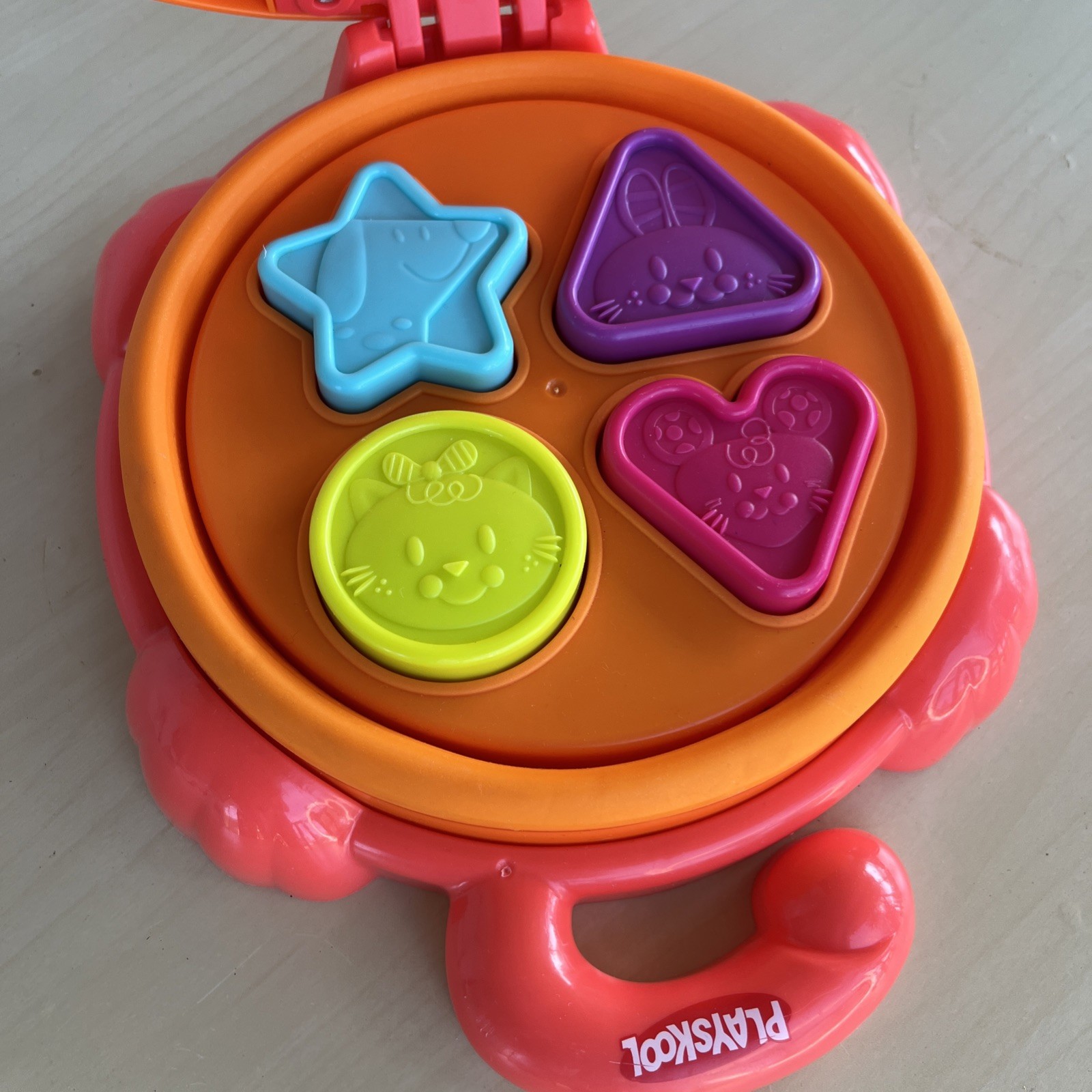Playskool Pop Up Cat Shape Sorter Baby Toddler Learning Toy 18 months Complete